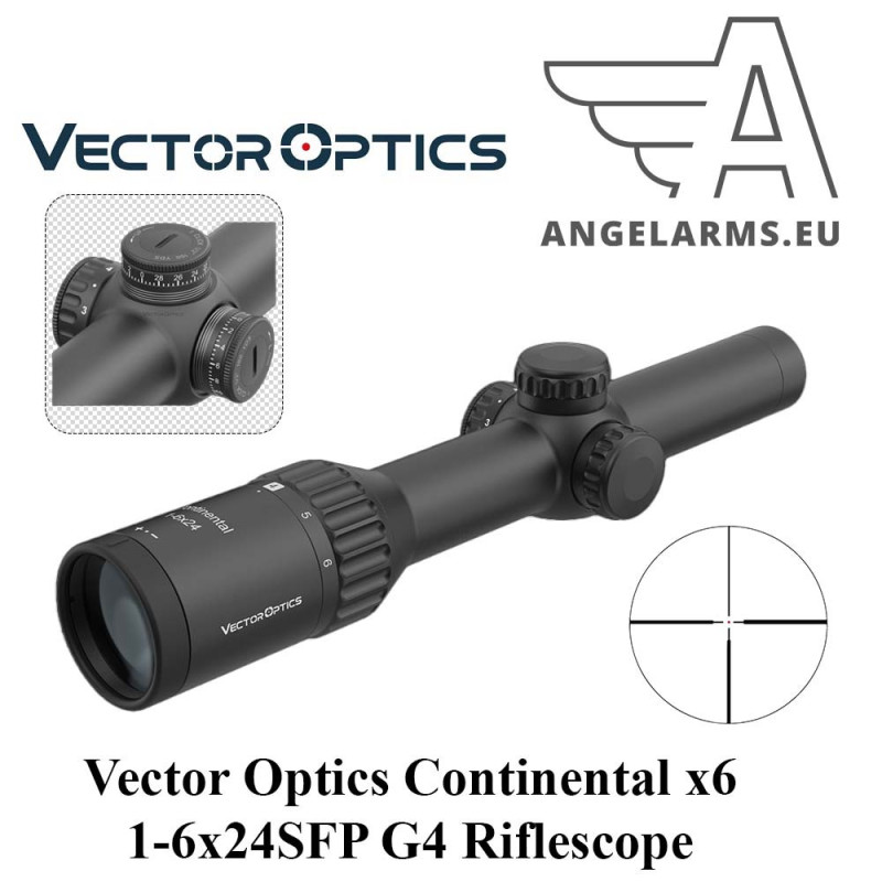 Vector Optics Continental x6 1-6x24 SFP G4 Riflescope