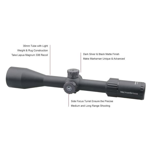 Vector Optics Marksman 6-24x50FFP Riflescope
