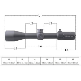 Vector Optics Marksman 6-24x50FFP Riflescope