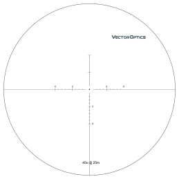 Vector Optics Sentinel-X 10-40x50 Center Dot Riflescope