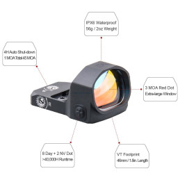 Vector Optics Frenzy 1x20x28 Red Dot Sight