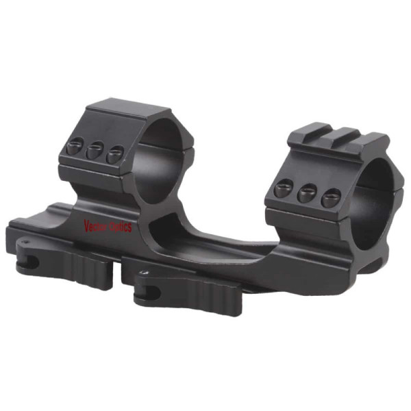 Vector Optics 30mm One Piece High QR Picatinny Mount. Monoblock.