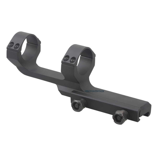 Vector Optics 30mm One Piece Offset Long Picatinny Mount. Monoblock.