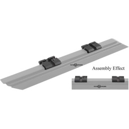 Vector Optics Dovetail to Weaver Mount Rail Short