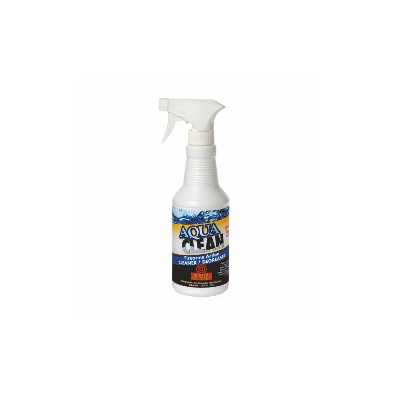 Shooter Choice Aqua Clean Firearm Action Cleaner-Degreaser 16 oz Pump Spray