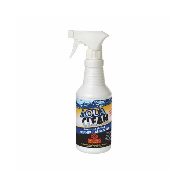 Shooter Choice Aqua Clean Firearm Action Cleaner-Degreaser 16 oz Pump Spray