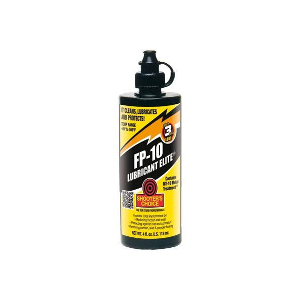 Shooter Choice FP-10 Gun Lubricant Elite 4 oz plastic bottle Liquid