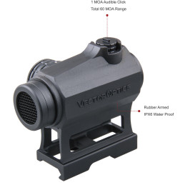 Vector Optics Maverick 1x22 Rubber Cover Red Dot Sight