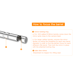 36inch / 92cm Flexible Rifle Borescope Teslong