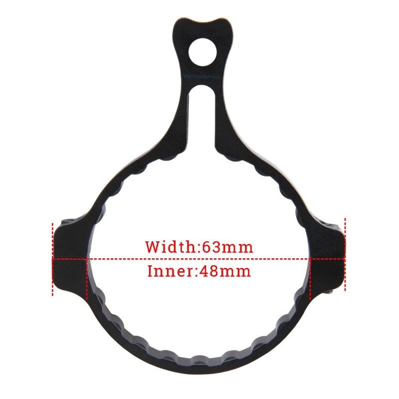 Vector Optics 48mm Continental Riflescope Power Ring Throw Level