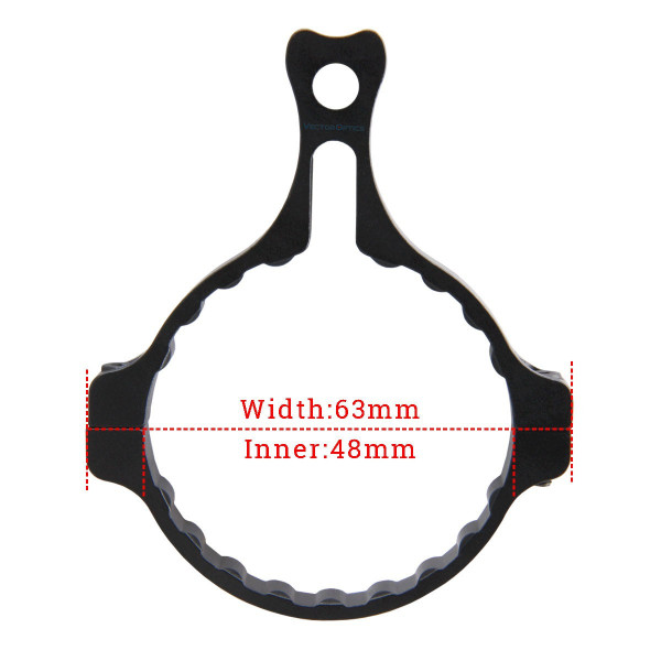 Vector Optics 48mm Continental Riflescope Power Ring Throw Level