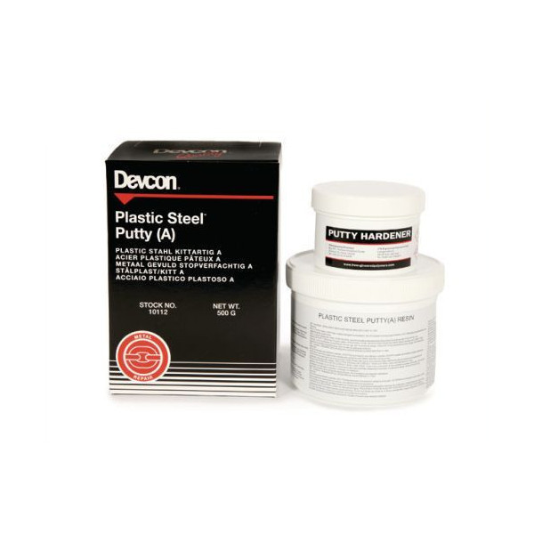 Devcon A (10112 / 10110) Plastic Steel Putty - 500 gram, bedding compound