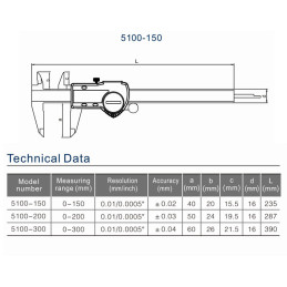 Digital Vernier Caliper with large screen 0-150mm SHAHE