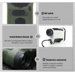 iMeter Rangefinder 6x22 1500m ArmyGreen