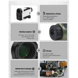 iMeter Rangefinder 6x22 1500m ArmyGreen