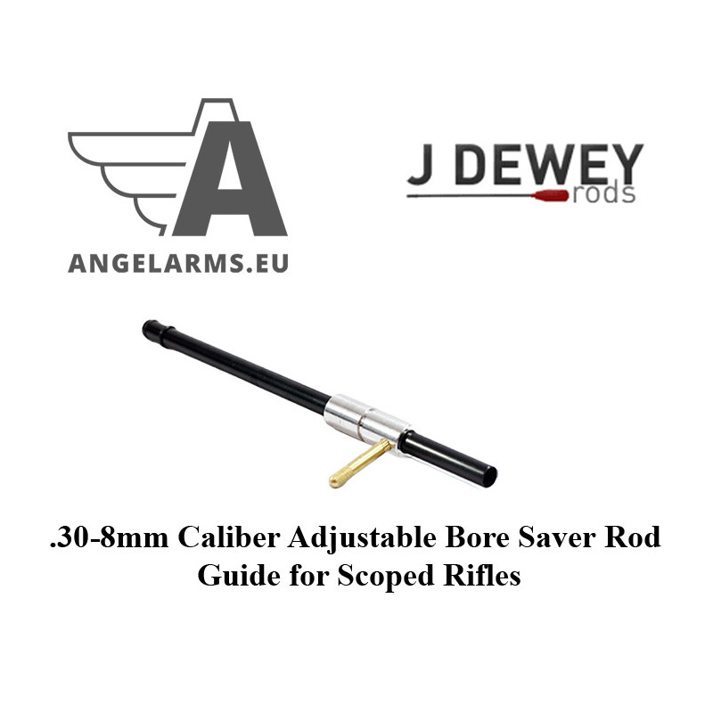 Dewey .30-8mm Caliber Adjustable Bore Saver Rod Guide for Scoped Rifles ABS-3S