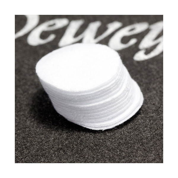 Dewey 2-3/4" Round Patches – 100/Bag for .38-.45 cal & .410-20 Gauge. Model P-351 100pcs