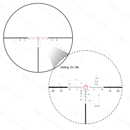 Vector Optics Continental 1-6x24SFP Tactical Riflescope