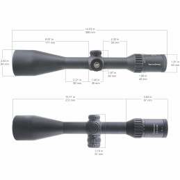 Vector Optics Continental x6 2.5-15x56 Riflescope BDC Hunting Riflescope