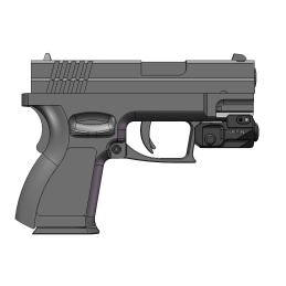 Vector Optics VipeRay Scrapper Subcompact Pistol Green Laser Sight
