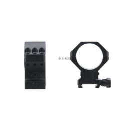 Vector Optics X-ACCU 34mm Adjustable Elevation Picatinny Rings