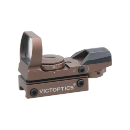 VictOptics 1x23x34 Red Dot Sight Coyote FDE