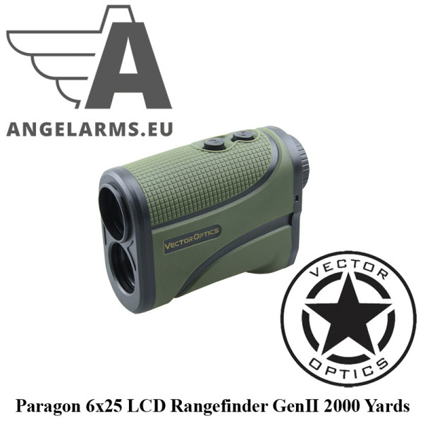 Vector Optics Paragon 6x25 LCD Rangefinder GenII 2000 Yards