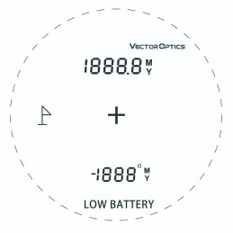 Vector Optics Paragon 6x25 LCD Rangefinder GenII 2000 Yards