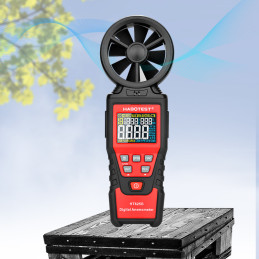 HABOTEST HT625B Digital Anemometer Wind Speed Measurement With USB LCD Display MAX Air Humidity Temperature Test 99% 60C
