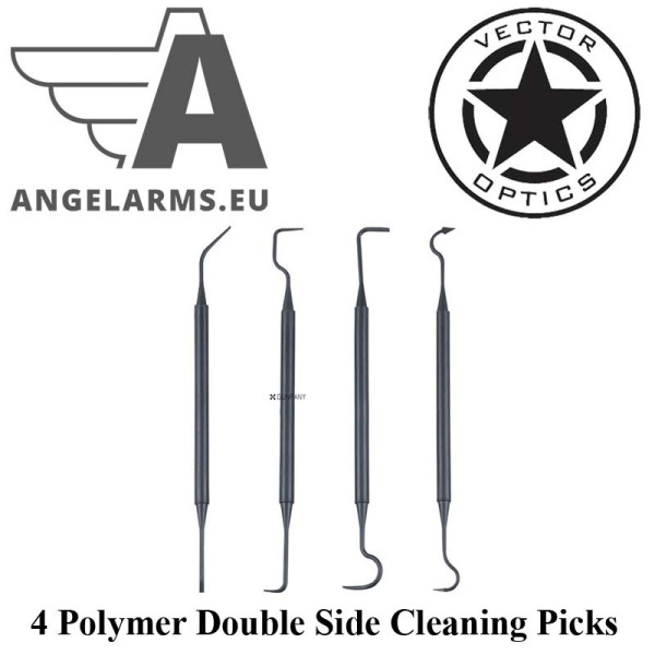 Vector Optics 4 Polymer Double Side Cleaning Picks
