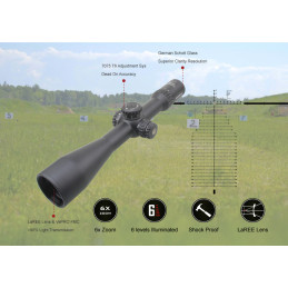 Vector Optics Continental 5-30x56 FFP 34mm Riflescope Ranging