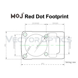 Vector Optics Frenzy 1x22x26 AUT Red Dot Sight Golden Finish