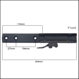 Contessa SBB10 QD Mount for Blaser for Night Vision Scopes such as Pulsar
