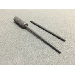 Dewey Round Handle Chamber Rod w/ 2 piece extension Model RHCB-1