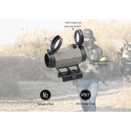 Vector Optics Maverick-IV 1x20 Mini Rubber Armored Reflex Sight SOP