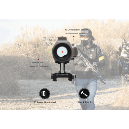 Vector Optics Maverick-IV 1x20 Mini Rubber Armored Reflex Sight SOP