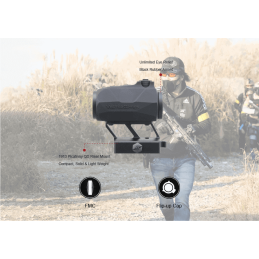 Vector Optics Maverick-IV 1x20 Mini Rubber Armored Reflex Sight MIL
