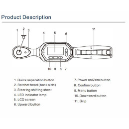 SHAHE AWM Mini Digital Torque Wrench