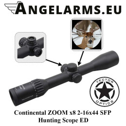 Vector Optics Continental ZOOM x8 2-16x44 SFP Hunting Scope ED