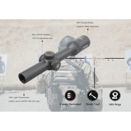 Vector Optics Continental ZOOM x8 1-8x24 SFP Tactical Scope ED