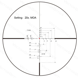 Vector Optics Continental ZOOM x8 3-24x56 SFP Hunting Scope ED