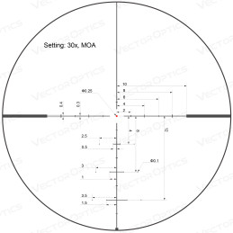 Vector Optics Continental ZOOM x8 4-32x56 SFP Hunting Scope ED