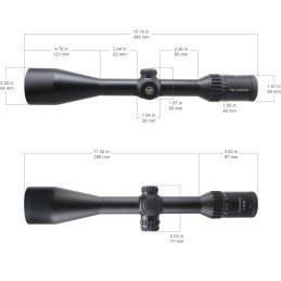 Vector Optics Continental ZOOM x8 4-32x56 SFP Hunting Scope ED