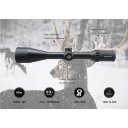 Vector Optics Continental ZOOM x8 4-32x56 SFP Hunting Scope ED