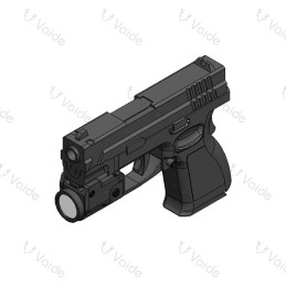 Vector Optics Vaide Scrapper Subcompact Pistol Flashlight FDE