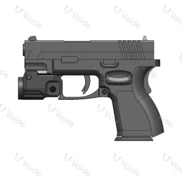 Vector Optics Vaide Scrapper Subcompact Pistol Flashlight FDE