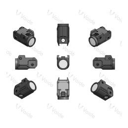 Vector Optics Vaide Scrapper Subcompact Pistol Flashlight FDE