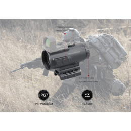 Vector Optics Paragon 4x24 Micro Prism Scope