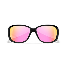 Wiley-X WX Affinity sunglasses (Gloss Black / CAPTIVATE™ Polarized Rose Gold Mirror)