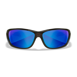 Wiley-X WX Gravity sunglasses (Black Crystal/CAPTIVATE™ Polarized Blue Mirror)